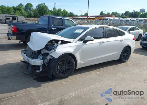 2019 Ford Fusion Se из США, поврежденный, VIN 3FA6P0HD4KR196062